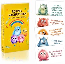 20 Affirmationskarten für Kinder – Mutmachkarten mit niedlichen Monster-Motiven, — Empfehlung für Ermutigung bei