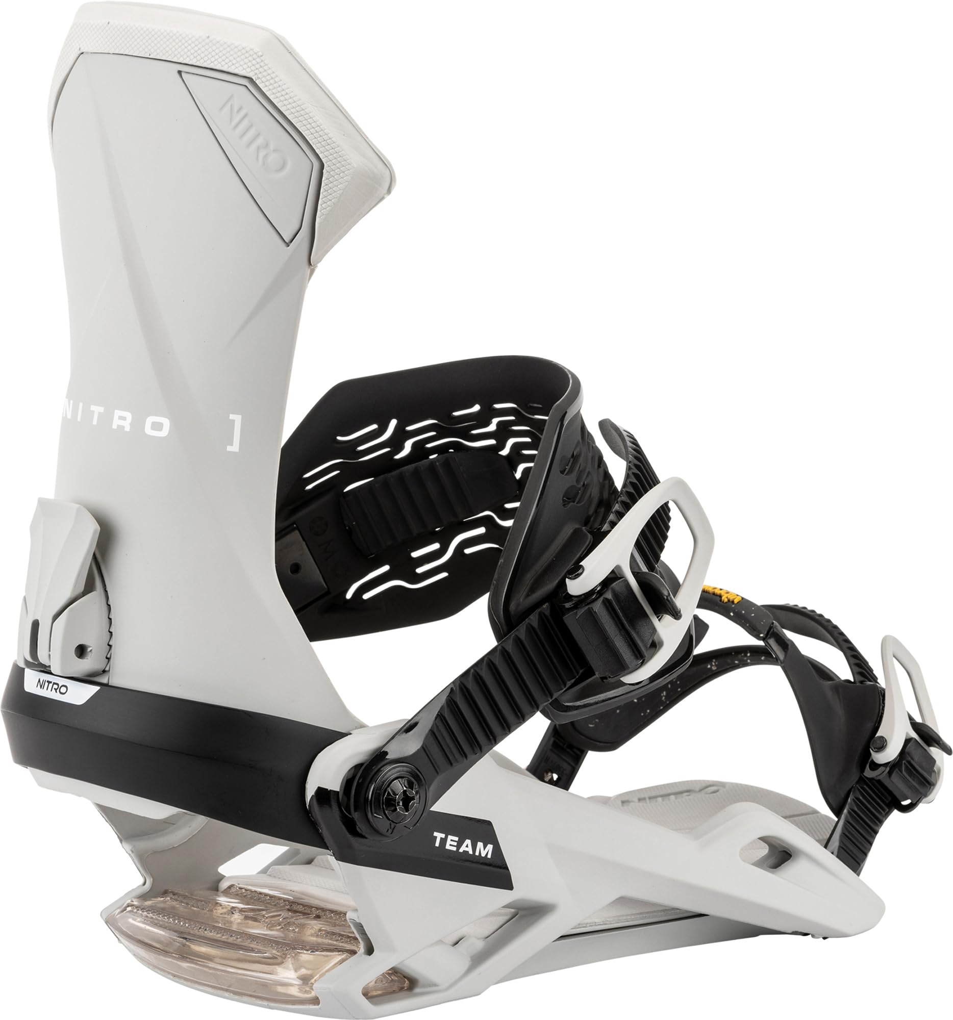 Nitro Snowboards Men's Team Bdg Snowboard Binding, Grey, L