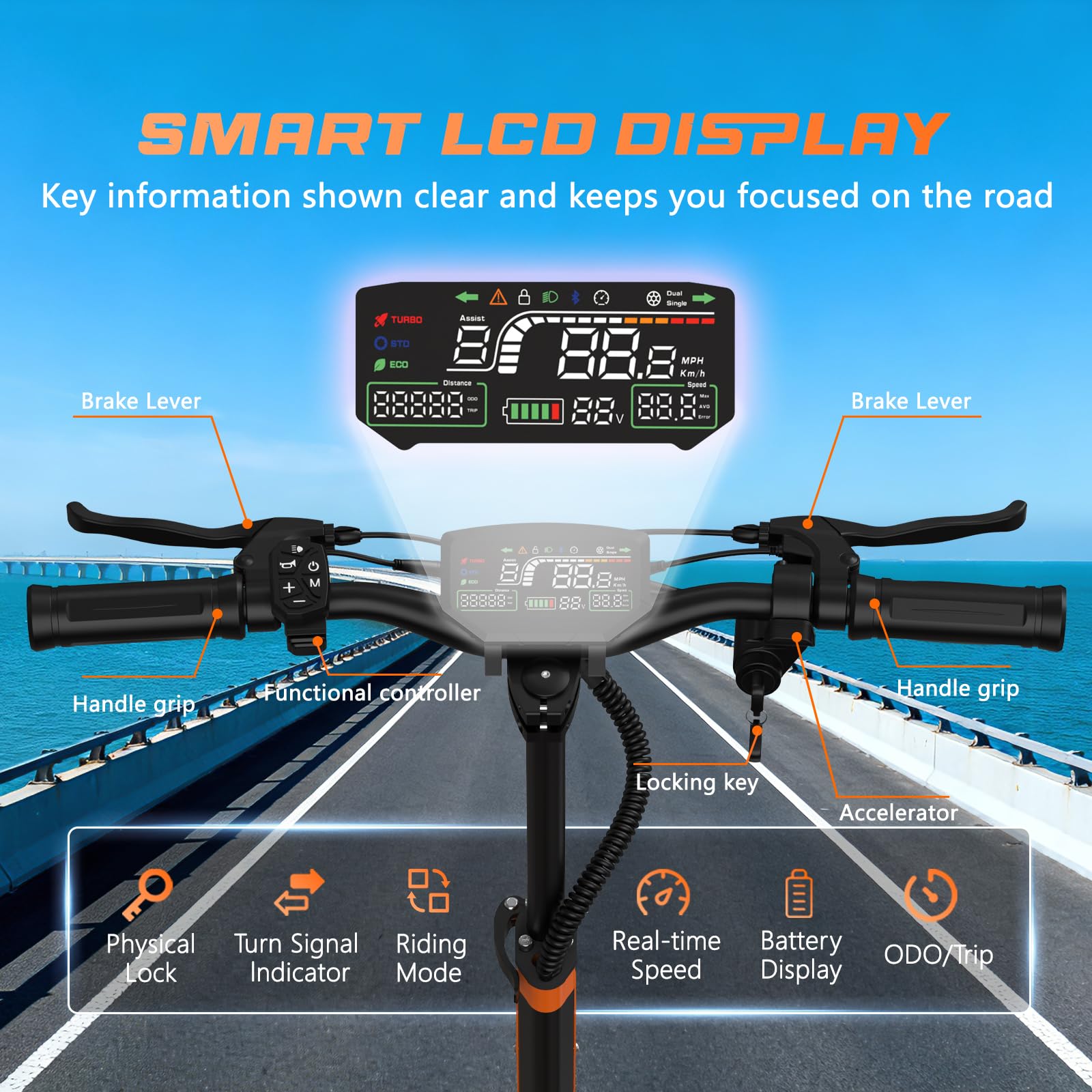 Z1 E Trottinette électrique, scooter électrique max. 20 km/h, autonomie jusqu'à 50 km, jusqu'à 20 % de pente, pneus pneumatiques de 10" et connexion par application, trottinette électrique