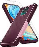 Vista 9 de Asuwish Funda de teléfono para Xiaomi Redmi Note 9 Pro/Note 9s/Note9 Pro Max/Poco M2 Pro con cubierta protectora de pantalla de vidrio templado