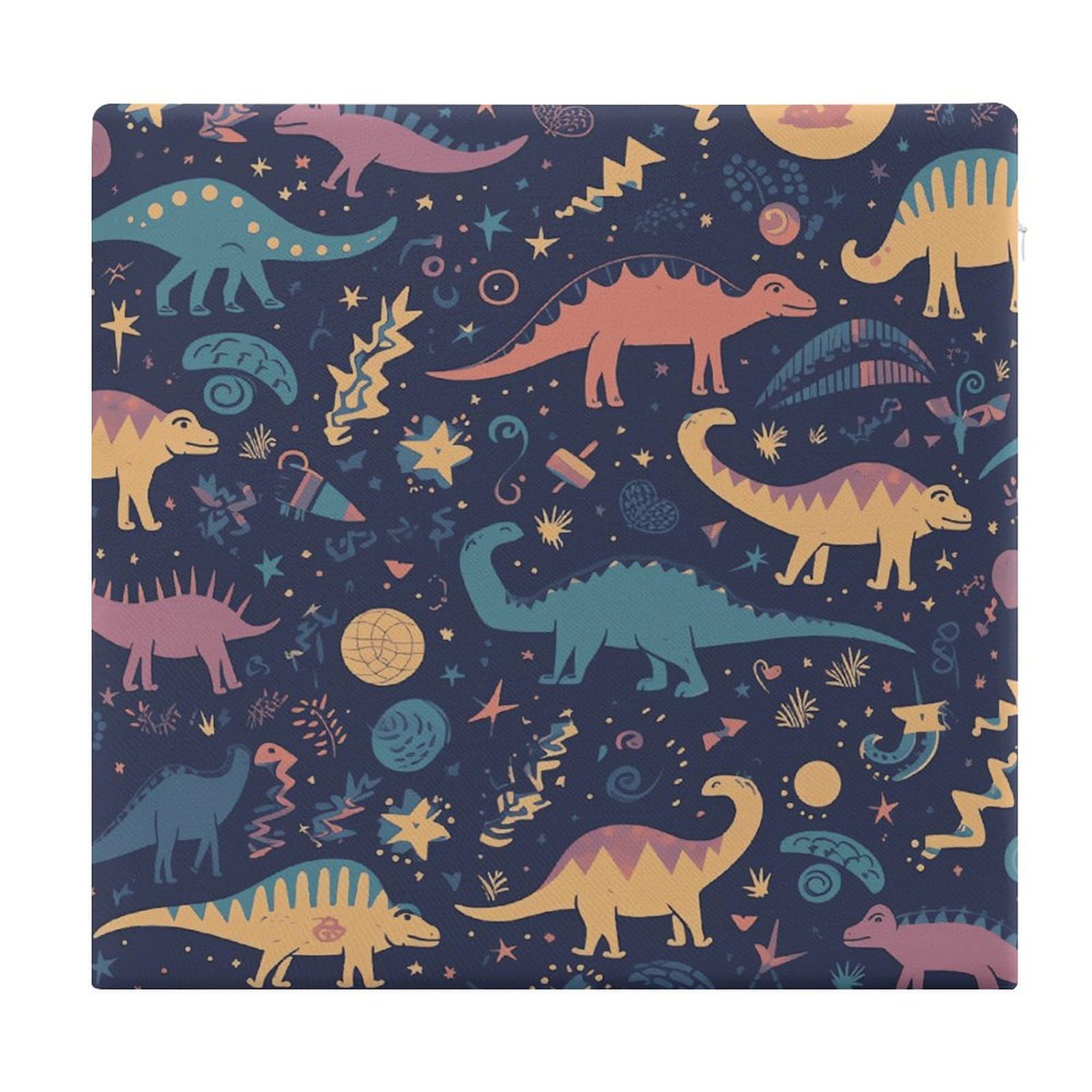 Coussin de chaise terrasse et cuisine dinosaures pour extérieur