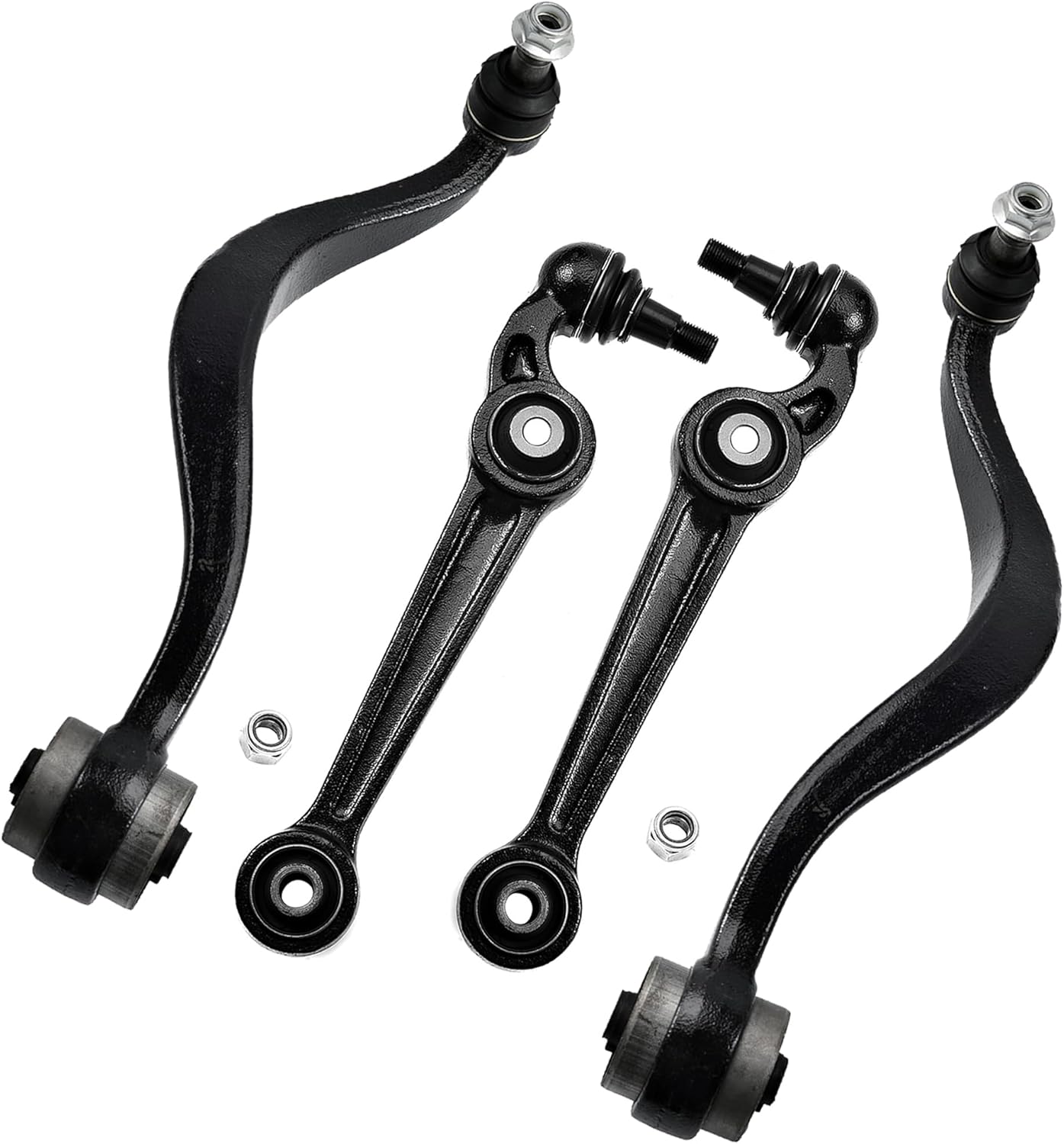 Front Suspension Kit for Ford Fusion Lincoln MKZ Mercury Milan 4pc Front Control Arm with Ball Joint 2007 2008 2009 2010 2011 2012,Replacement