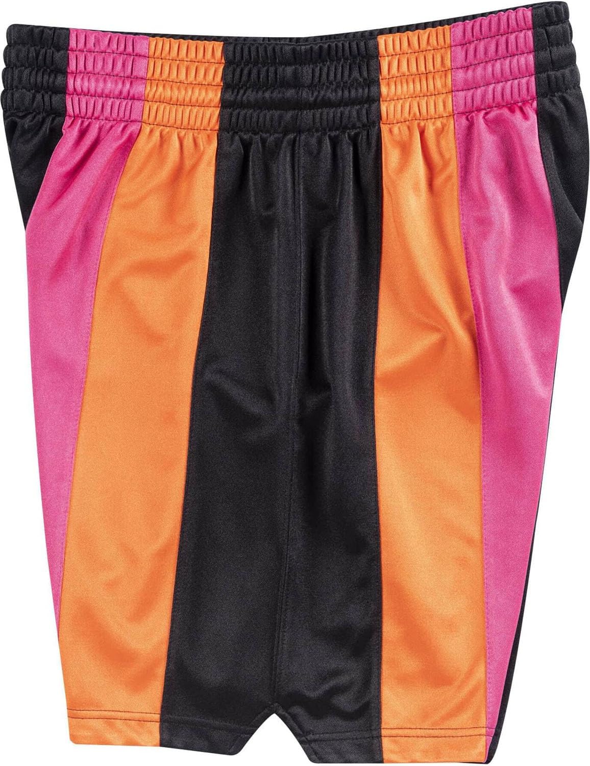 Mitchell & Ness Miami Heat Alternate 2005-06 NBA Authentic Team Shorts - Black/Pink/Orange
