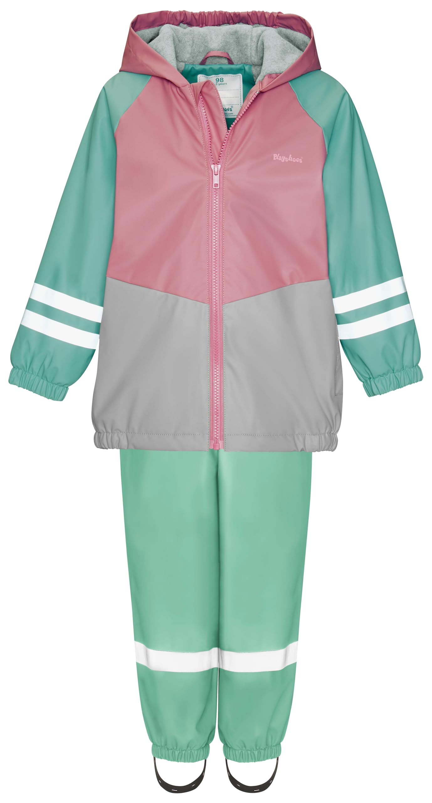 Playshoes Zweiteiliger Regenanzug Fleece-Futter – Bild 2