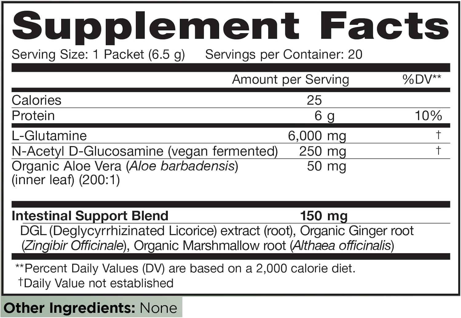 Vital Pro Naturals - Advanced Gut Renew Powder Supplement for Leaky Gut Repair with L-Glutamine, Marshmallow, Ginger, DGL Licorice, Organic Aloe Vera, L Glutamine 6000mg 6.88 oz