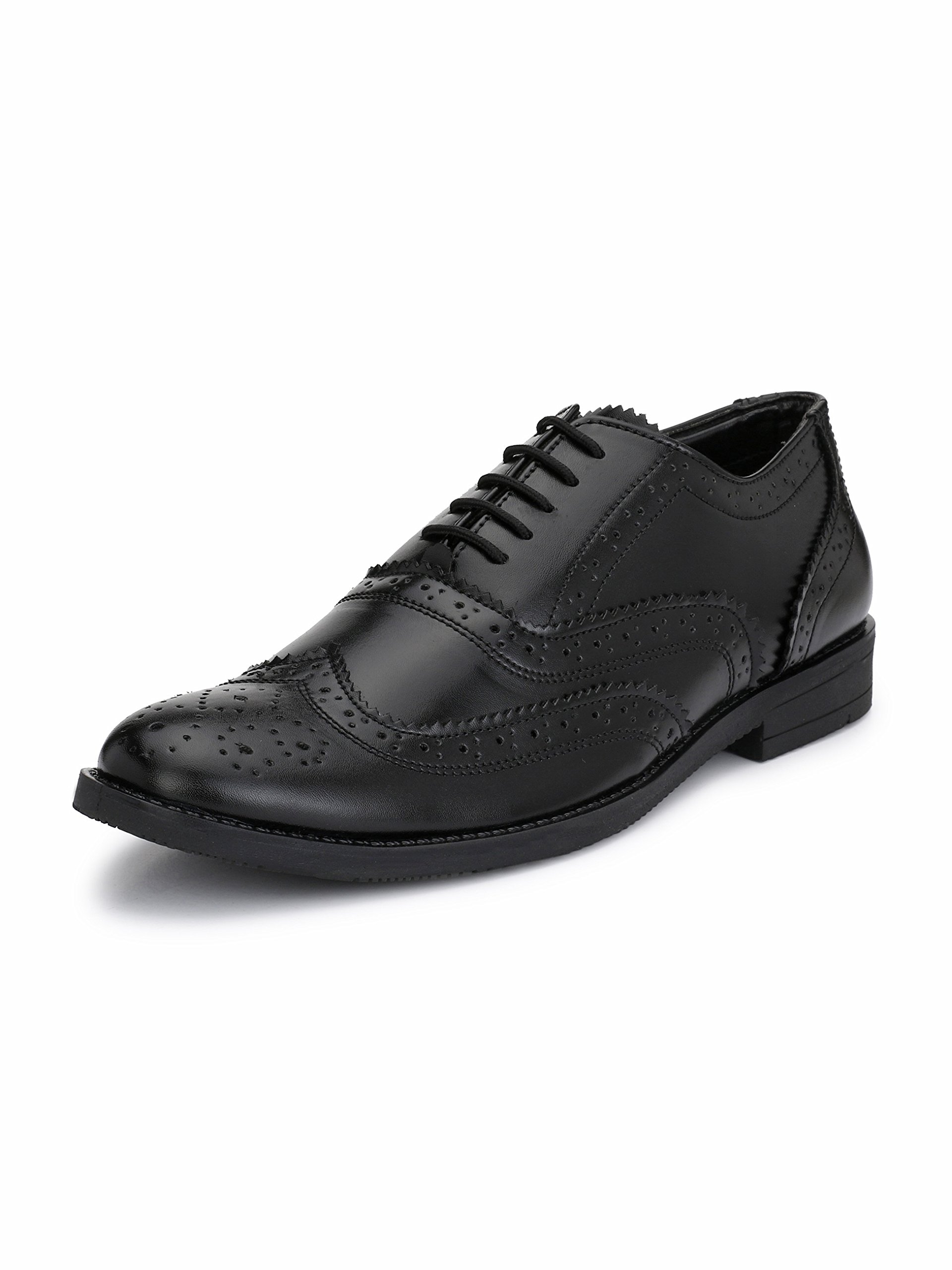HiRELS Mens Black Oxford Wingtip Brogue (B07B381C9G) Amazon Price History, Amazon Price Tracker