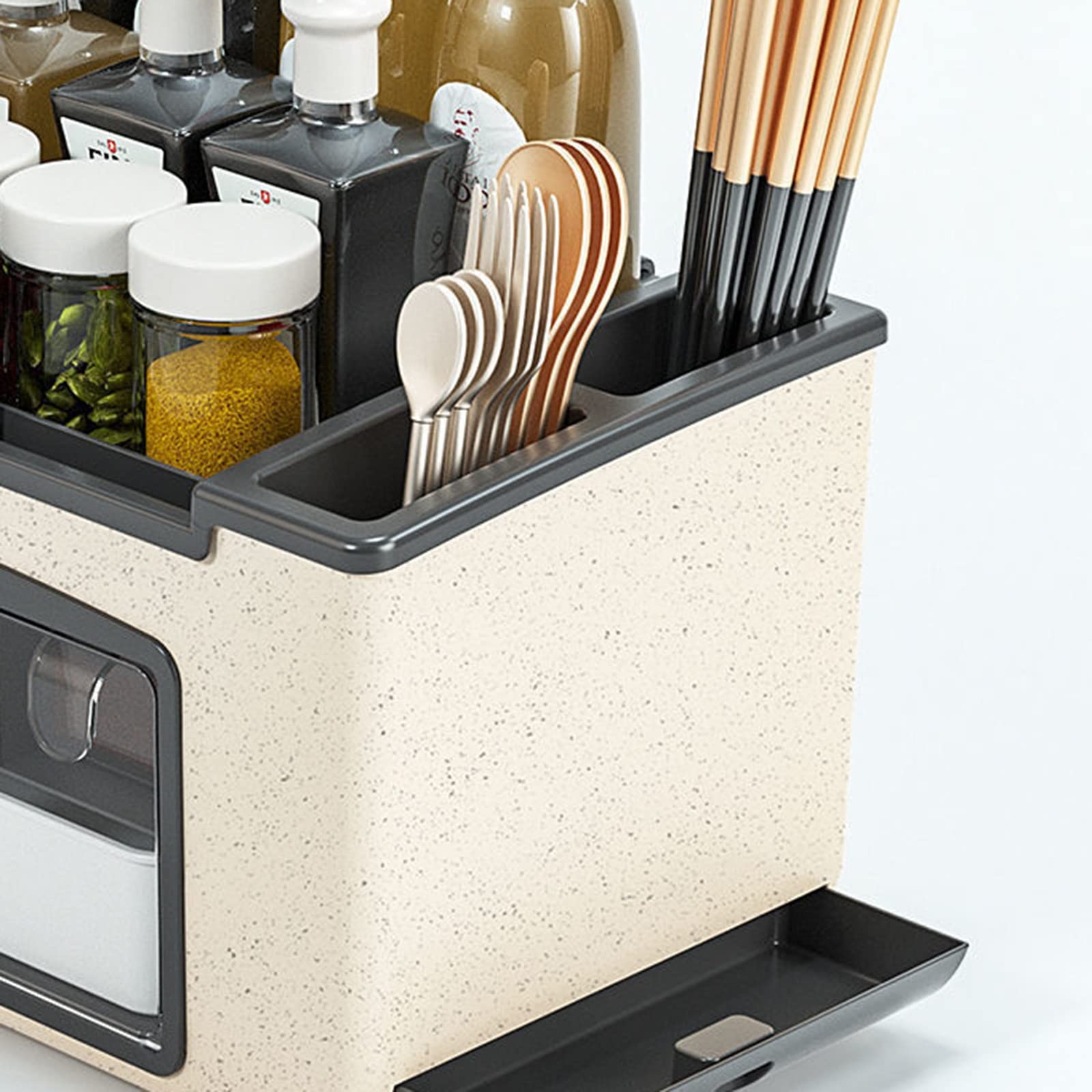 Caja De Almacenamiento De 2 Rejillas Para Cocina D... – Grandado
