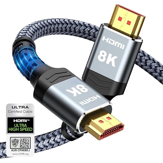 Highwings 8K Ultra High-Speed HDMI Cable 10ft