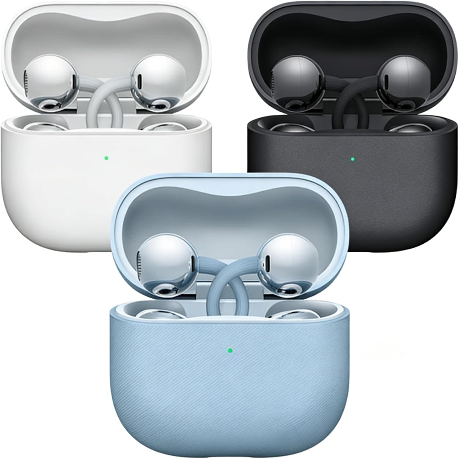 Open Box - Like New - HW FreeClip 2 Earclip Earbuds - Powerful Dual-Engine Smart Listening - Open Ear BT 6.0 Earphones - AI Crystal Clear Sound - China Full-Spec Version(Black)