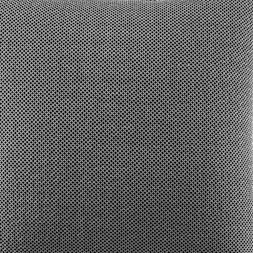 Image of Laura Ashley - Euro Shams, 100% Smooth Cotton with Zipper Closure, Throw Pillow Cover for Bed or Couch, Oeko-Tex Certified, Set of 2 (Amberley Black, 26 inch x 26 inch)