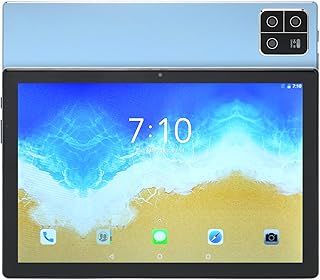 PUSOKEI 10.0 Inch Android10.0 Tablet, Octa Core Tablet, 8GB RAM 128GB ROM, 16MP Dual Cameras And Speakers, 5G WiFi, IPS Display, 4G LTE Network, 8800mAh Battery (Blue