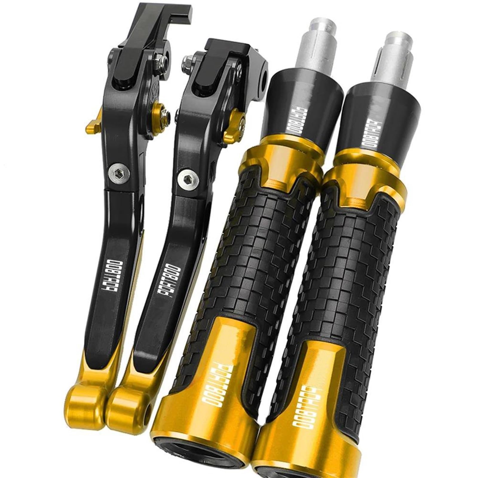 VTAIEX Motorbike Accessories Acessories Motorcycle Brake Clutch Levers for Ducati 800 for Supersport for Supersport 2003 Handle Handlebar Grips(Yellow)