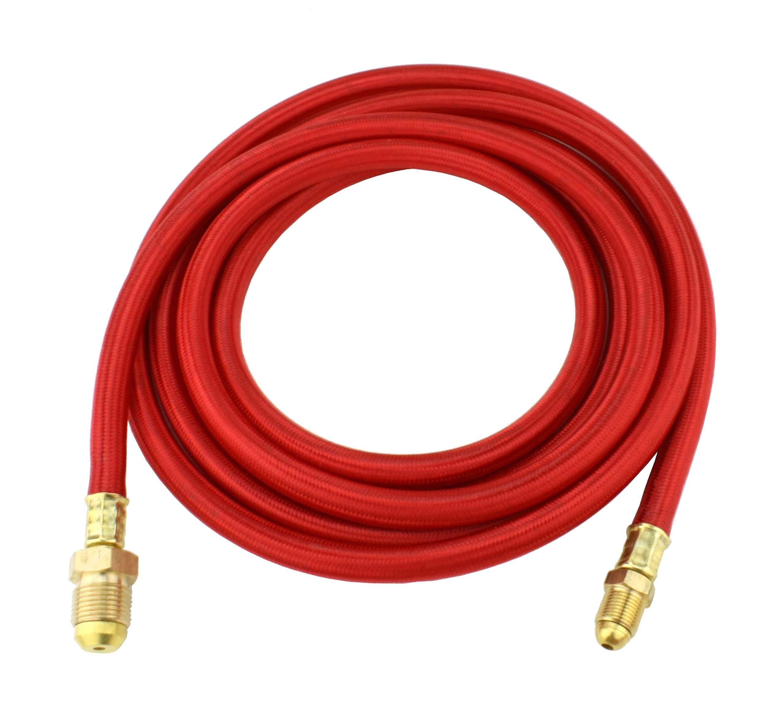 17F Series - 150 Amp - Air Cooled - Flexible Head TIG Torch - 12.5 Feet 1-Piece Cable - INLINE Gas Dinse 35-70 Connector - (Welders With Gas Solenoid