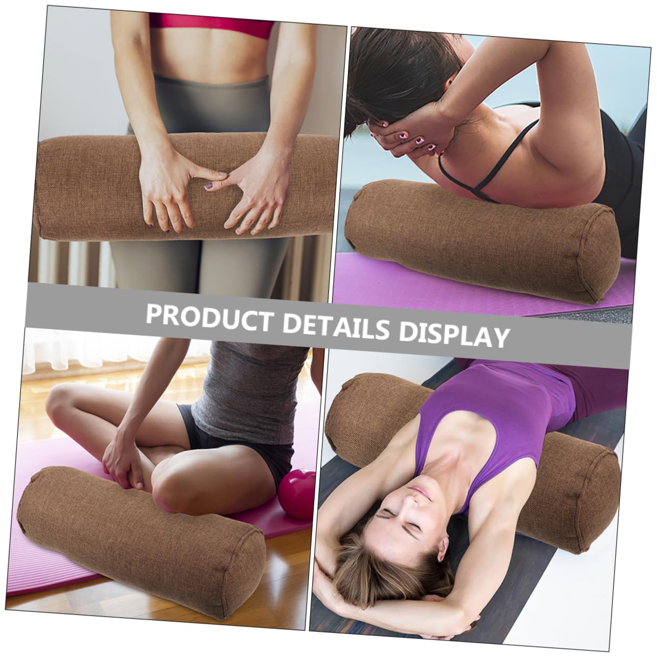 Yogakissen aus Baumwolle als Leichtes Yoga Zubehör und Lendenstützkissen für Zuhause mit Unterstützung Geschenke für Yoga Fans im Alltag
