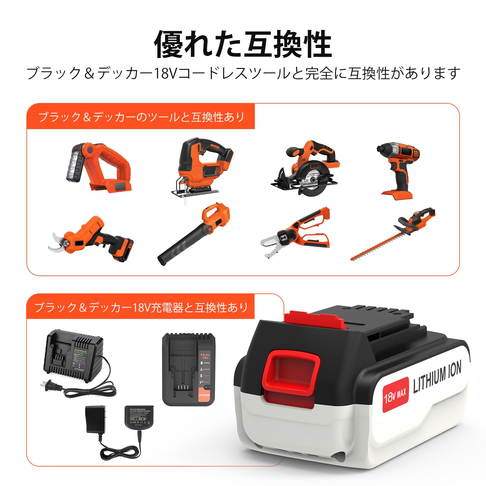 Amazon.co.jp: Ehomtikk 互換 ブラックアンドデッカー(BLACK+DECKER 
