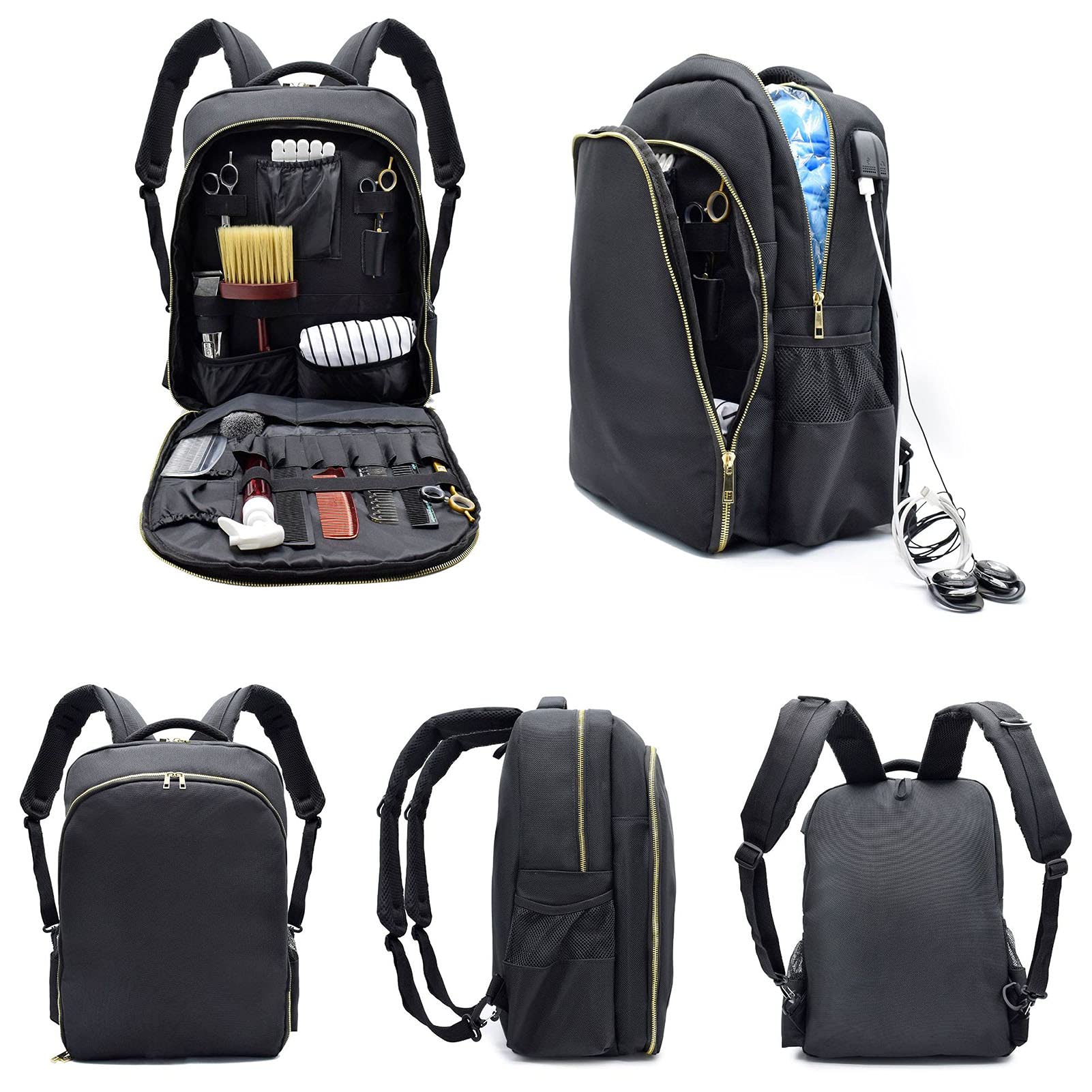 YSXCFH Mochila para herramientas de peluquería, gran capacidad para cortar  el pelo, bolsa de almacenamiento para peluquería y barbero, bolsa de  suministros de belleza portátil : Belleza y Cuidado Personal - Amazon.com
