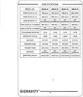 Vista 5 de Gravity GBR250.4D True 360-Watt RMS Micro Ultra Compact Digital 4-Channel Full Range Amplifier with RCA Stereo Input - Perfect for Motorcycle, RV