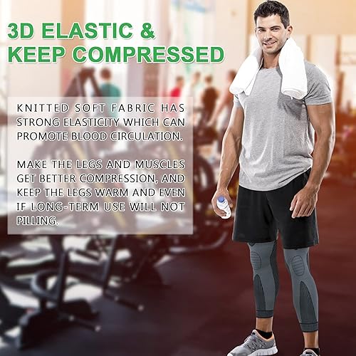 Miniatura 5 de beister Full Leg Sleeve, Knee Braces for Knee Pain Women & Men, Knee Compression Sleeves, Knee Support for Meniscus Tear, ACL, Arthritis, Joint Pain