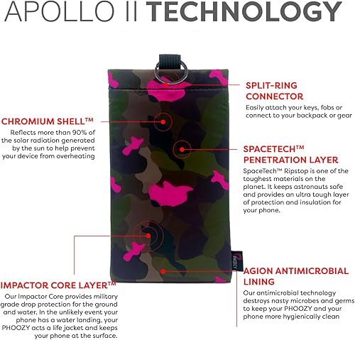 Miniatura 6 de PHOOZY Funda térmica Apollo II para teléfono con aislamiento para clima frío Extiende la duración de la batería 4 veces Accesorios de esquí