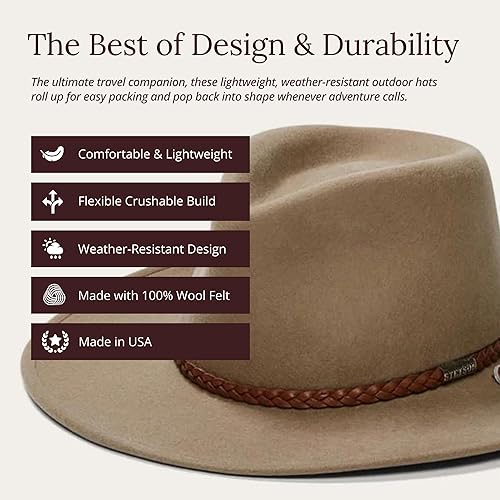Miniatura 3 de Stetson Crushable Sagebrush Outdoor Hat