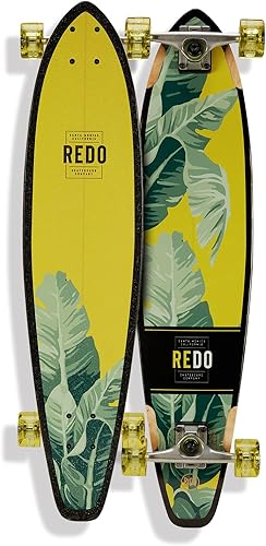 ReDo Skateboard Kids San Diego Palms Cruiser - Patineta completa, multicolor