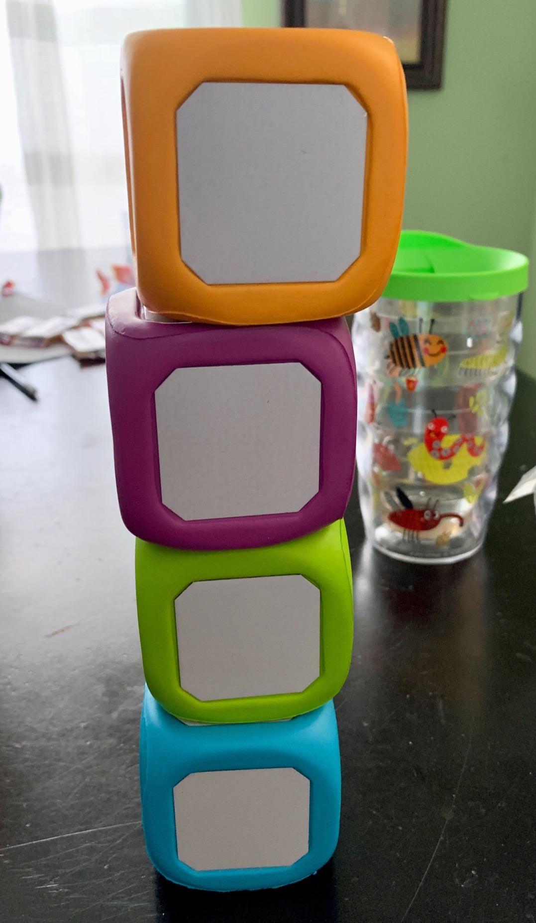 Amazon.com: hand2mind Plastic Small Write-On/Wipe-Off Dice for Kids ...