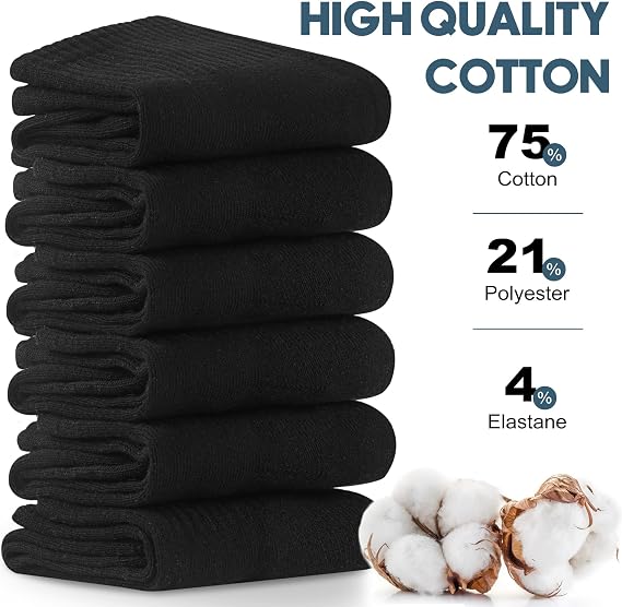 Ankle Socks for Women, Athletic Cotton Quarter Socks