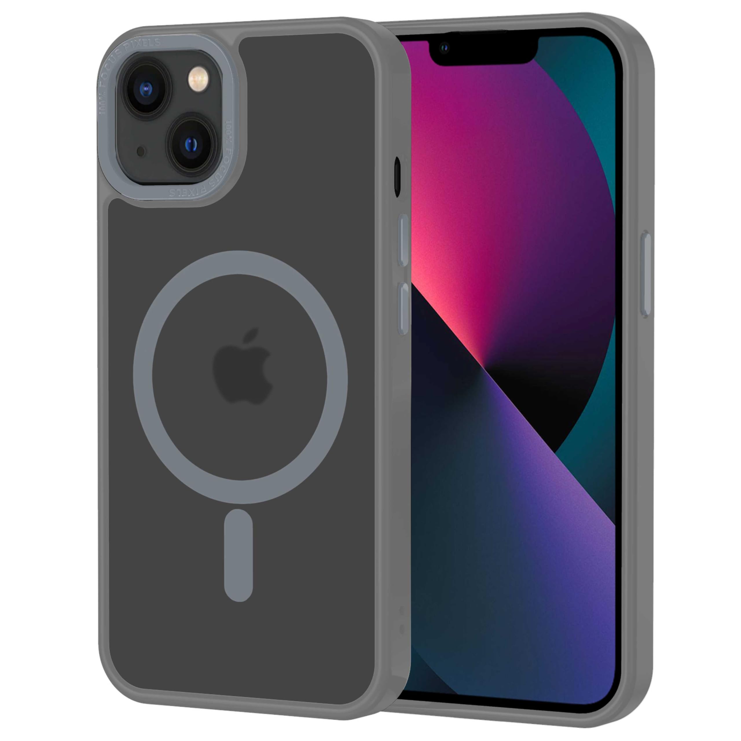 Nicekool Magnétique Coque Pour IPhone 13, Compatible MagSafe Anti Jaunissement Rayures