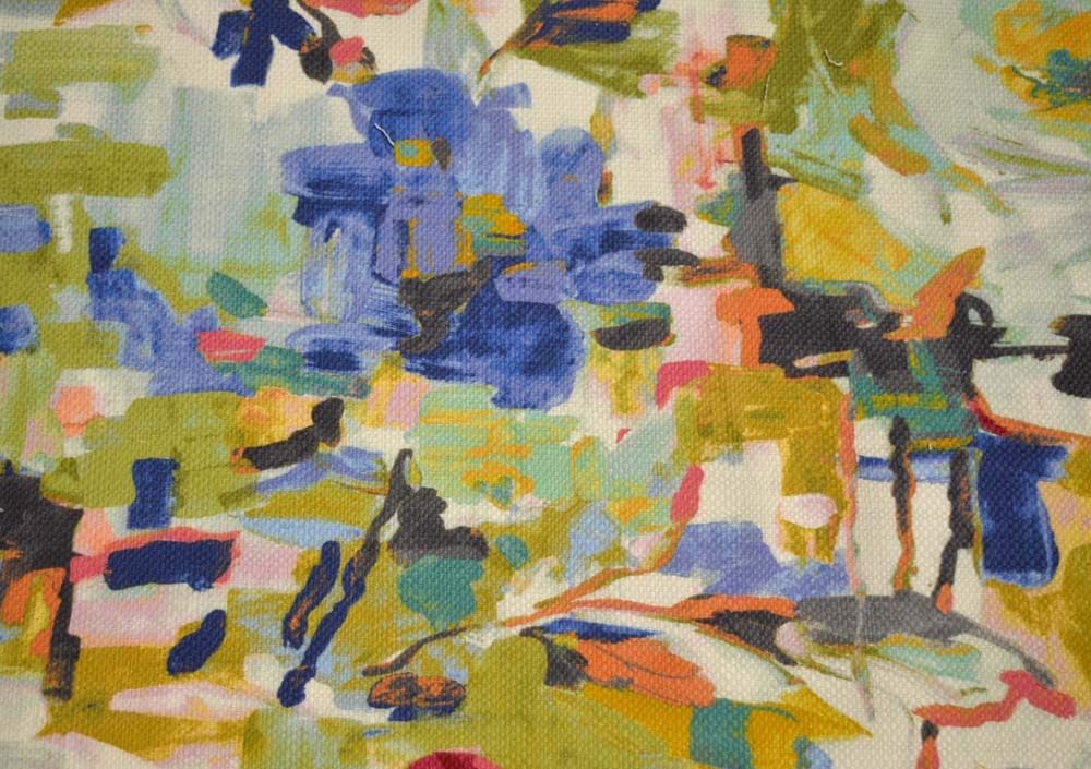 Rezzori Fresh Cut Abstract Monet Floarl Print Swavelle Mill Creek Fabric