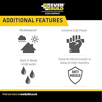 Sika Stixall – Extreme Power Sealant And Adhesive – Waterproof – Crystal Clear – 290ml