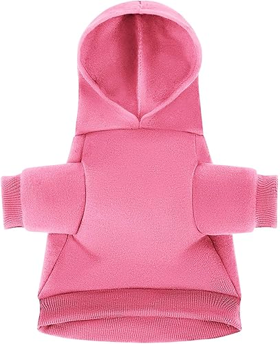 Miniatura 5 de Sombrero de Navidad Hombre de jengibre Sudadera con capucha para perro Sudadera con capucha Ropa de gato con sombrero, Estilo rosa