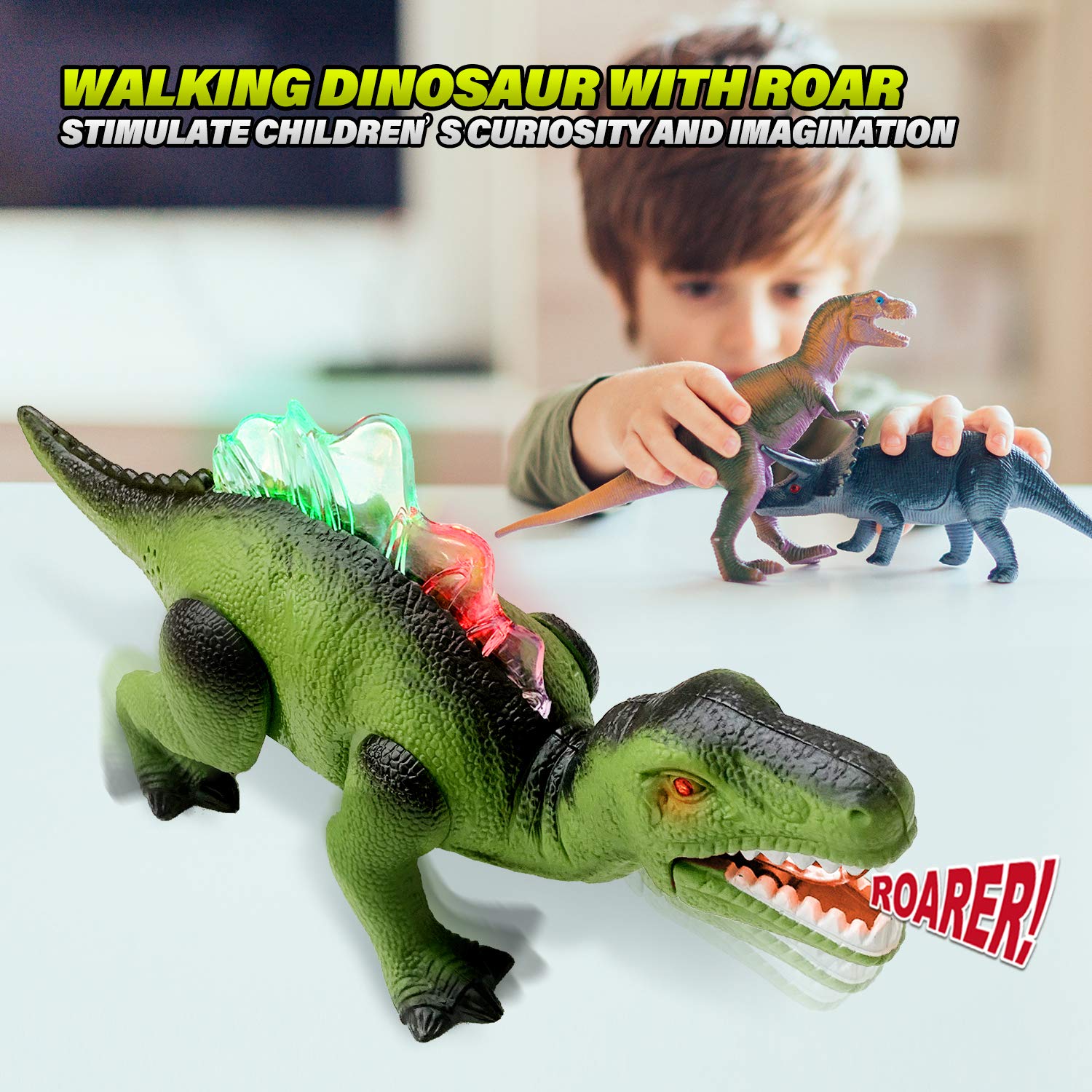 Buy BFUNTOYS Remote Control Dinosaur and Walking Dinosaur Toys for Kids