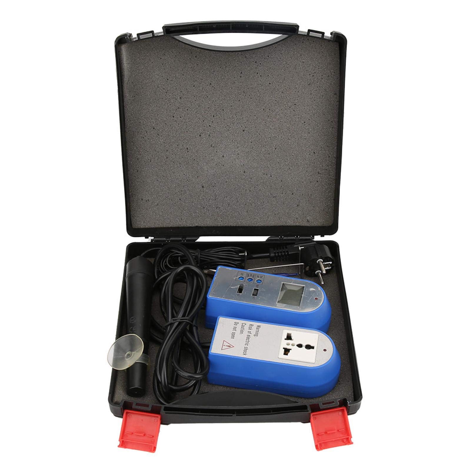 Cyfrowy regulator pH online, przemysłowy chemiczny regulator wody, sonda, monitor jakości wody, detektor 0-14 pH, do akwarium (wtyczka UE)