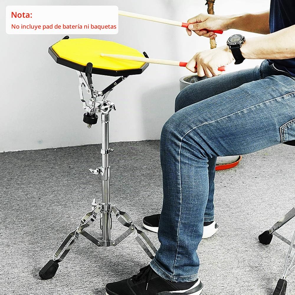 Vangoa Soporte para caja Vangoa, ajustable y portátil con refuerzo doble y bolsa de transporte, para tambores de 10"-15". Perfecto para principiantes, aficionados músicos de actuaciones