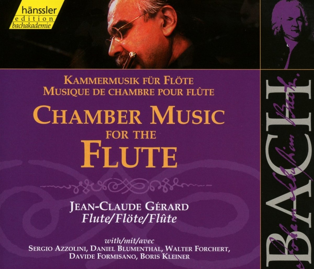Bach: Chamber Music for the Flute (Edition Bachakademie Vol 121) /Gérard