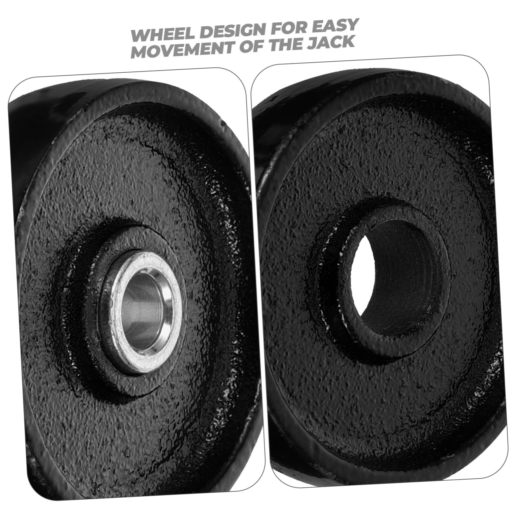 CHILDWEET Sturdy Jack Wheel with Professional Bearing - Multi Use Accessory for Floor Jacks, Trailers and Cars