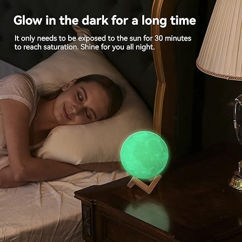 Miniatura 5 de Voxelab Filamento PLA que brilla en la oscuridad, filamento de impresora 3D luminoso fuerte de 0.069 pulgadas, filamento de impresión 3D, precisión