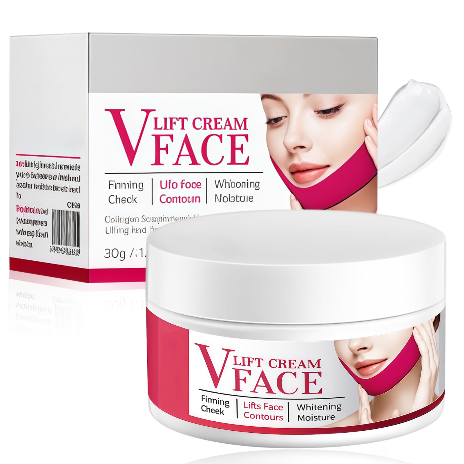 Crema Rassodante Viso Liftante & Rimpolpante per Donna - Crema Antirughe con Effetto Tensore, Schiarente, Idratante Intensa e Anti-Età