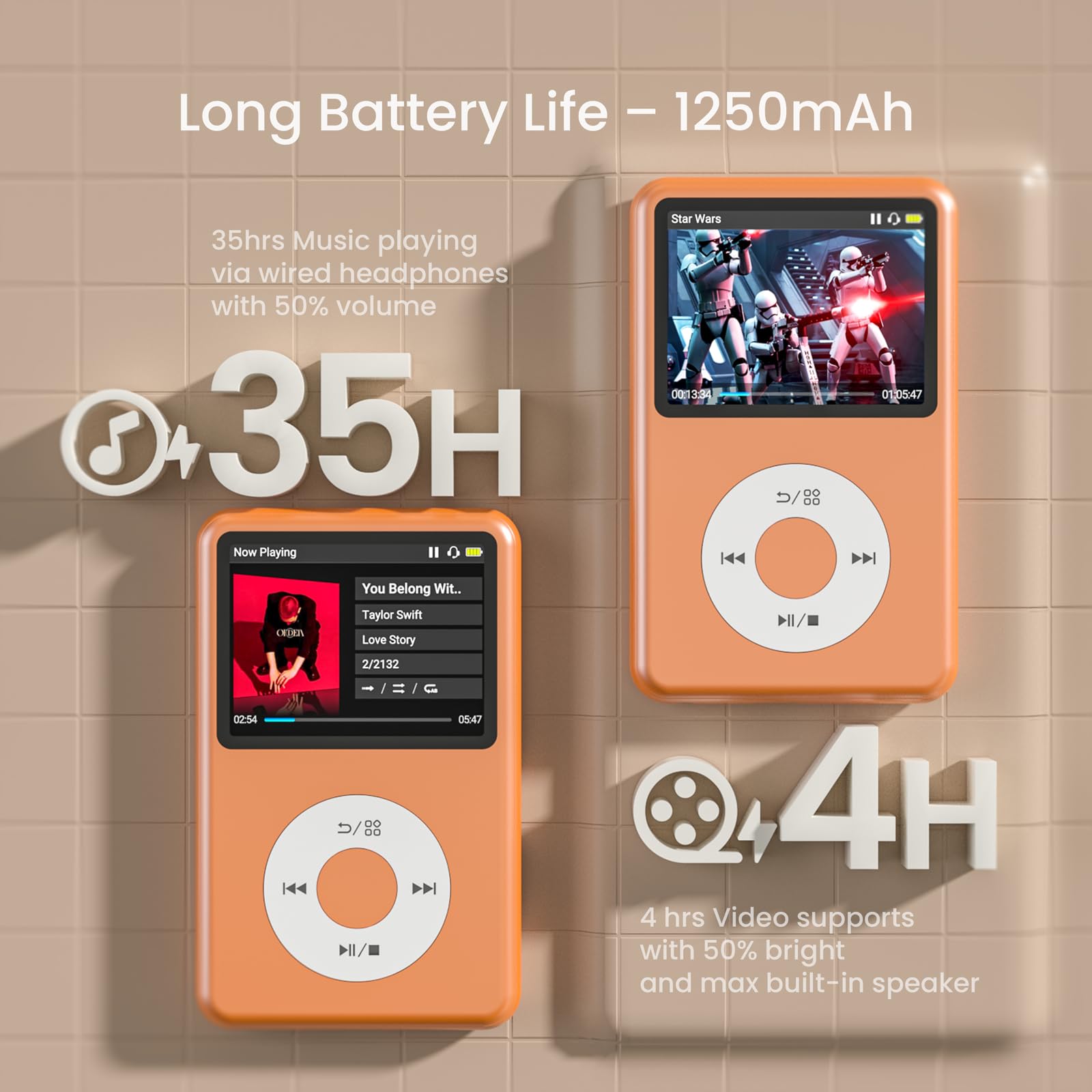Amazon.com: Mp3 Player with Bluetooth Innioasis Y1 Video Digital