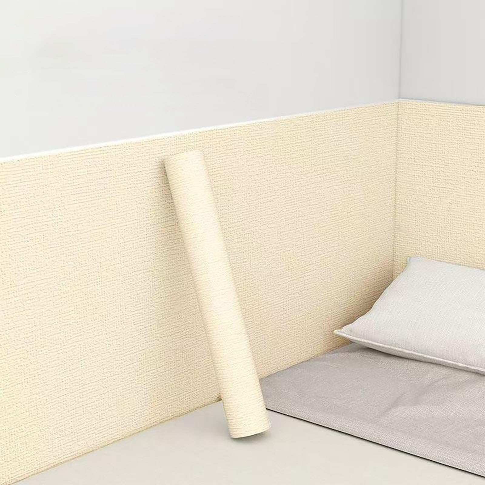 Este Rollo de Papel Tapiz Autoadhesivo de Mayor Grosor para Revestimiento de Paredes, con Aislamiento térmico y Resistente a la Humedad, es Ideal para Interiores. Medidas: 50 x 500 x 0,9 cm.