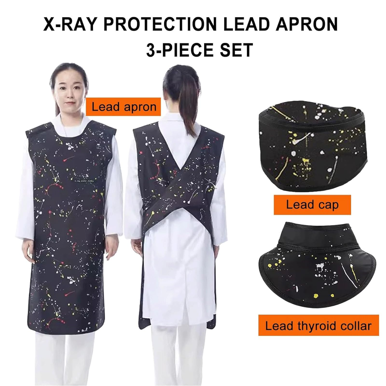 Gilet di Piombo 0.35/0.5Mmpb Abito di Piombo Scudo a Raggi X Abbigliamento Protezione Gilet di Piombo Protezione dalle Radiazioni Grembiule di Piombo per Laboratori Case di Cura