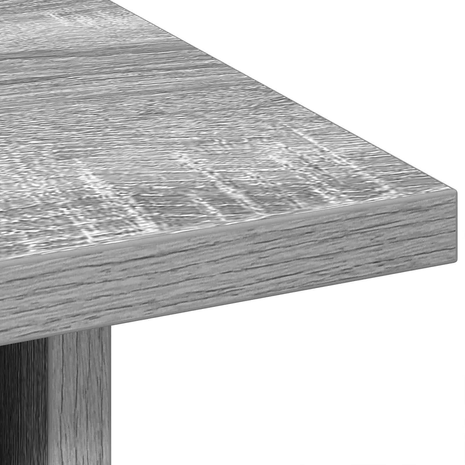 Nachttisch 2er Set Grau Sonoma 41x40x45cm Holzwerkstoff | Moderne Nachtkonsolen für das Schlafzimmer mit Schublade und offenem Fach für geordneten Stauraum im Doppelpack.