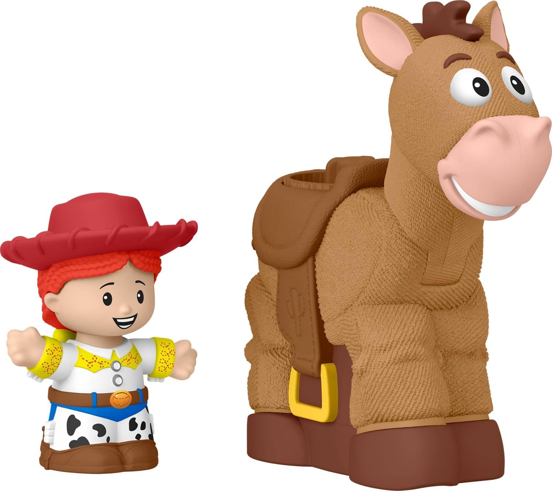 Little People Disney Pixar Toy Story Bobbin’ Bullseye | Toy Horse with Action, Jessie Figure, Pretend Play, Toddlers & Kids Ages 18+ Months