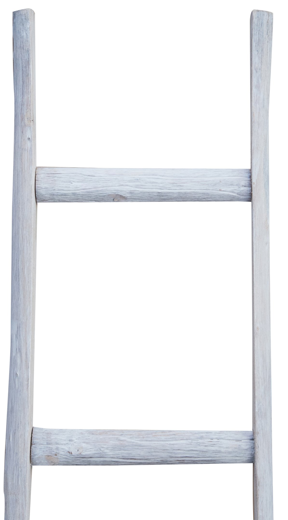 Biscottini Handtuchleiter Holz 150x5x40 cm | Handtuchhalter stehend Badezimmer und Schlafzimmer | Holzleiter deko (Nicht als Leiter verwendbar)