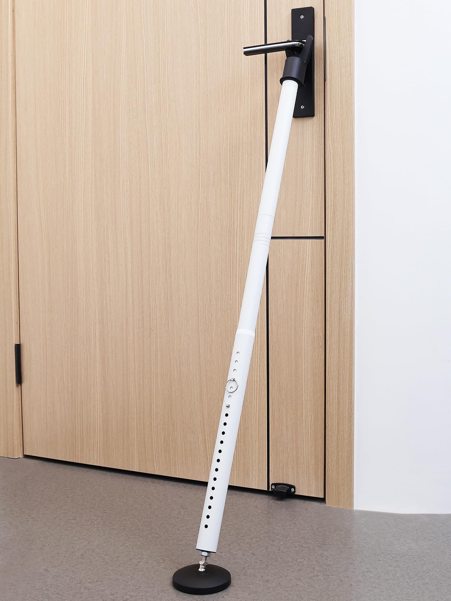 Butées de porte de sécurité – Verrou de fenêtre réglable/porte coulissante, bloqueur de porte robuste amélioré pour appartement, voyage, hôtel, maison, bureau, dortoir