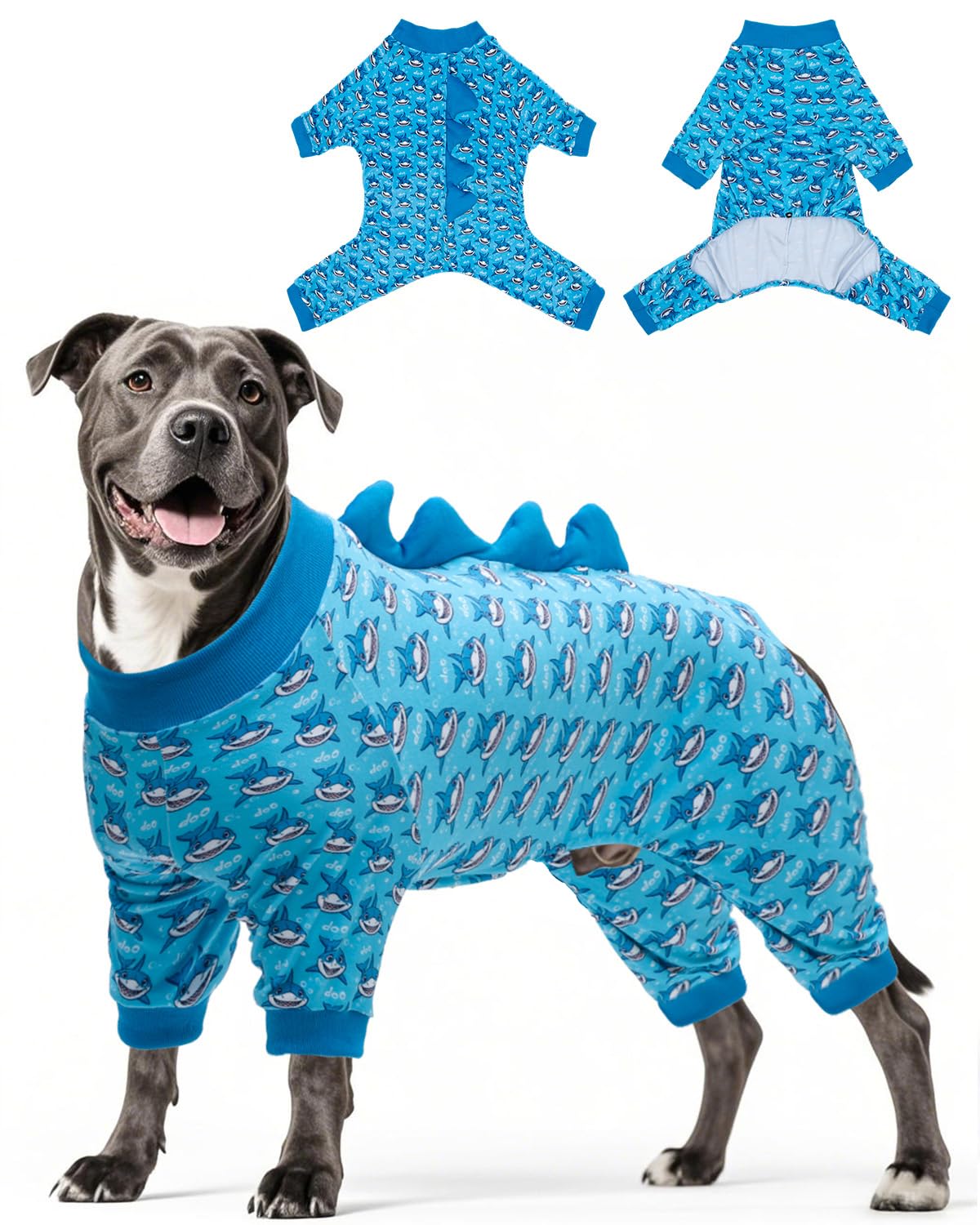 CuteBone Shark Costume Dog Pajamas