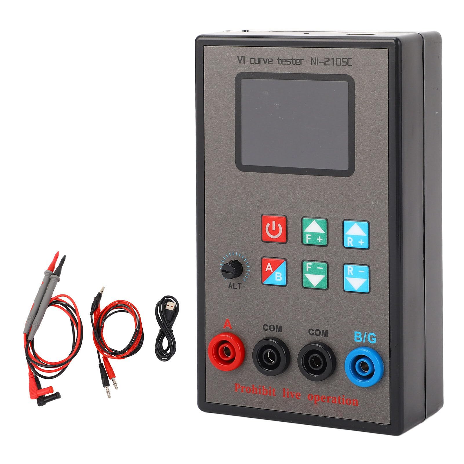 VI Curve Tester, Multifunctional Double Channel Circuit Board Tester Repair Tool with 2 Inch TFT Color Sccreen for Digital Analog Mixed Circuits