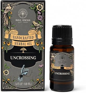 SOUL STICKS 10ml Herbal Spell Oil | 100% Pure Therapeutic Grade | Rid Yourself of Negative Energy | Undiluted Natural Oil for Diffuser, Humidifier, Relaxation, Meditation - Uncrossing
