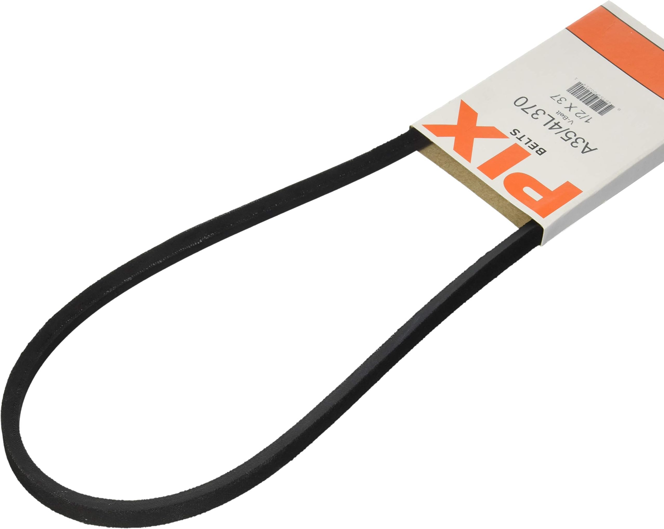 A35/4L370 1/2x37 Black Rubber V-Belt