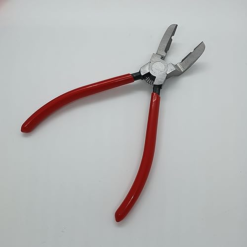 Miniatura 5 de IOppWin Alicates rojos Alicates de corte diagonal multipropósito cortadores de alambre para coche, retenedor de empuje para automóvil, clip de
